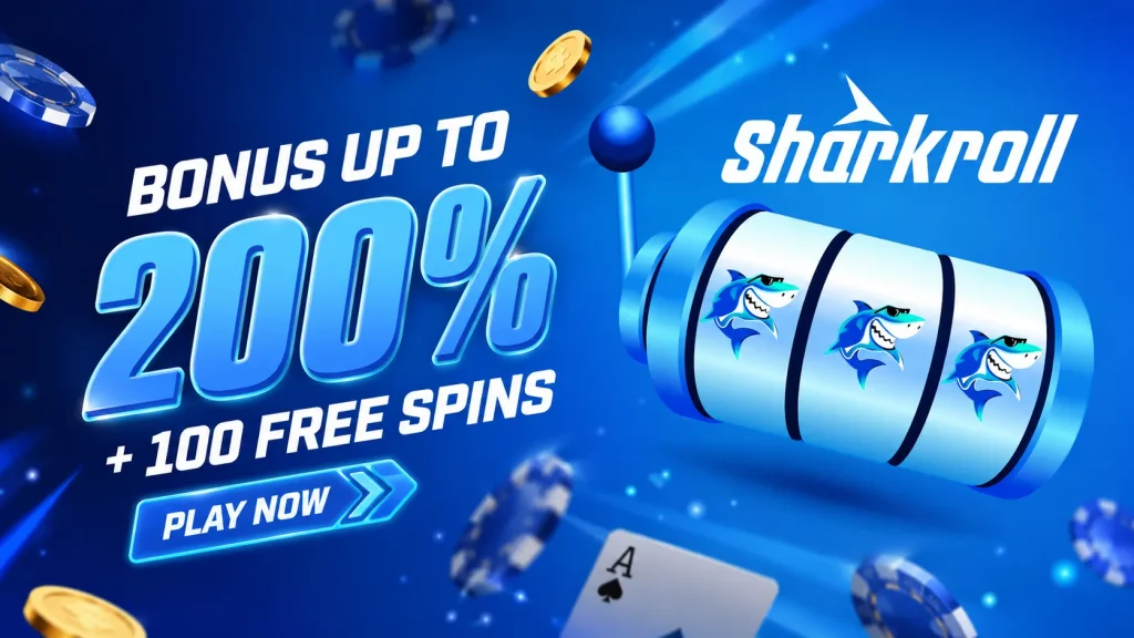 sharkroll casino welcome bonus